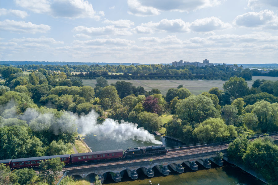 PG Hari Kalay, Black Five near Windsor Castle