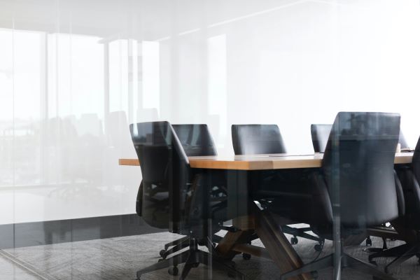 An empty meeting room
