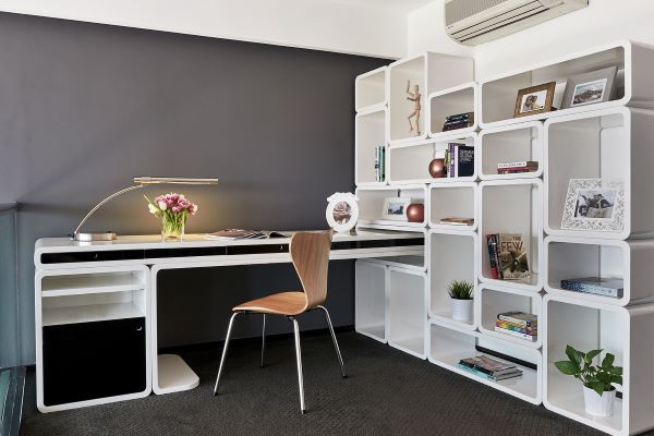 A work in residence room
