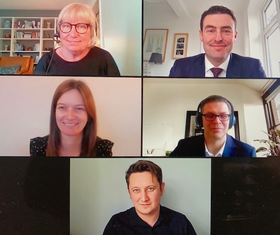 Clockwise: Barbara Calderwood, Haymarket, IPSE, Michael Smith, Martin Fullard
