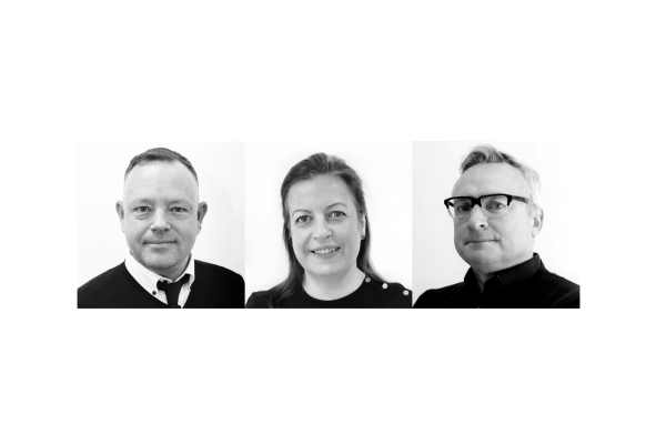 Giles Cattle, Andrea Bishop and Paul Querfurth