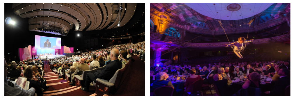 2000-Seat Auditorium and The spectacular Royal Hall, the Edwardian jewel in Harrogate’s crown.