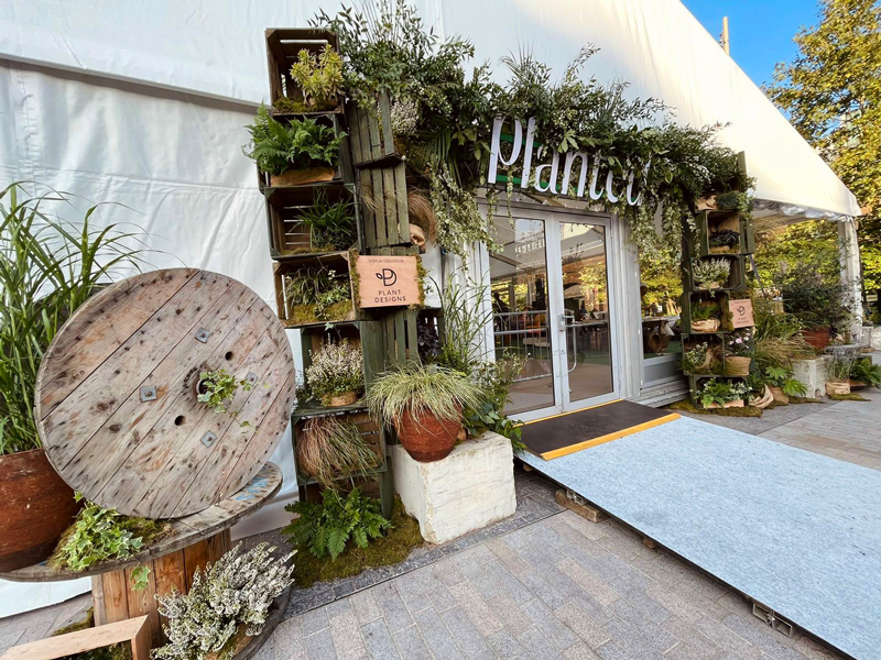 planted entrance