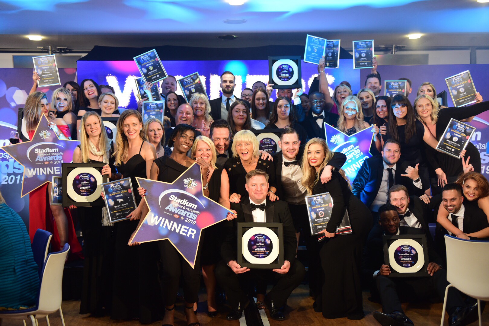 75% of tickets sold for Stadium Events and Hospitality Awards 2022