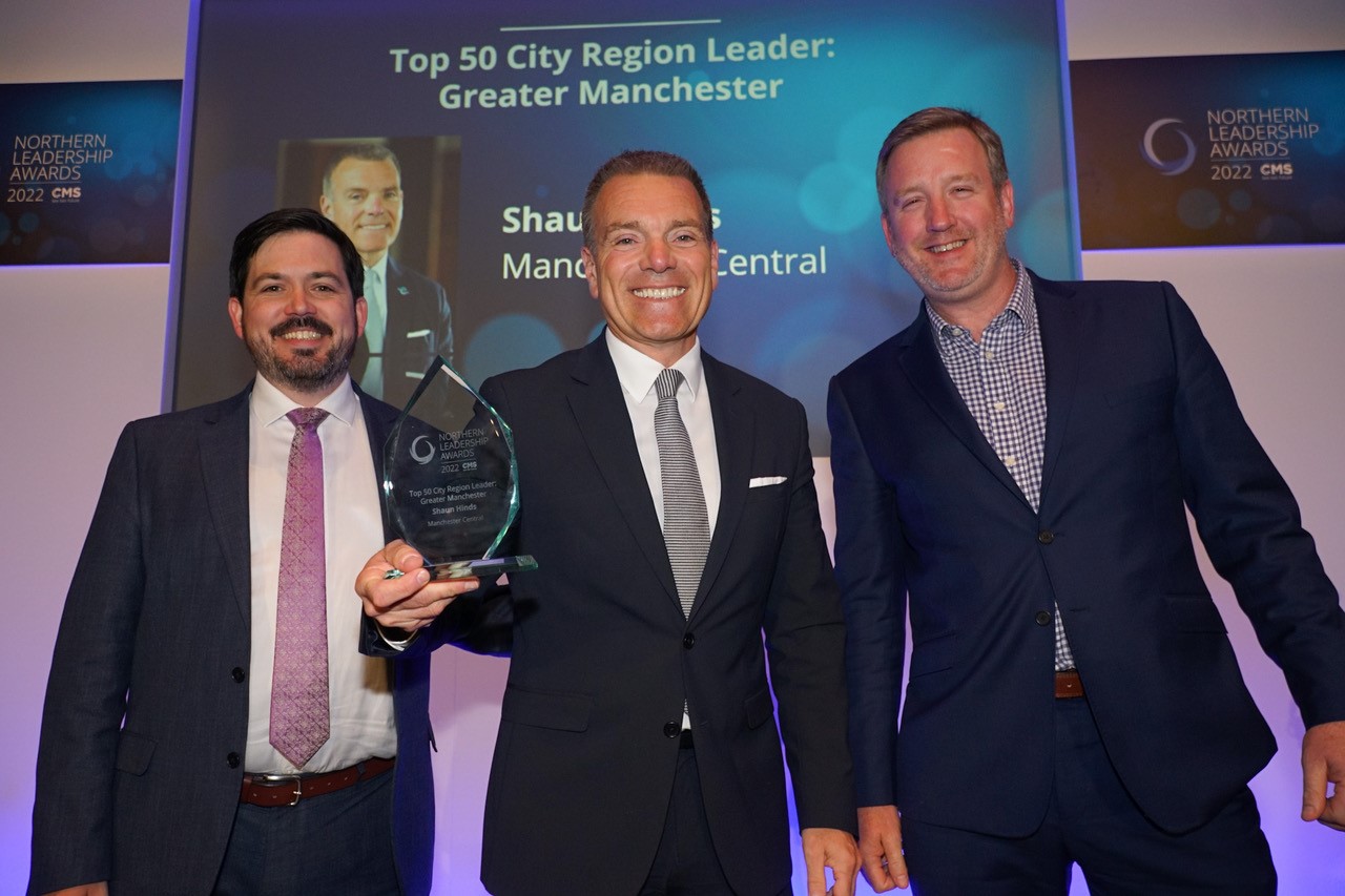 Manchester Central CEO receives Northern Leadership Award