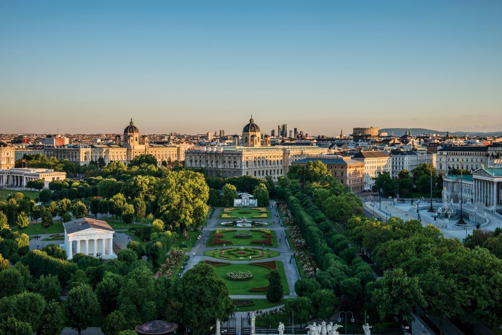 Volksgarten, Museen und Parlament © WienTourismus Christian Stemper