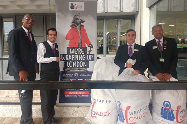 QEII supports WrapUp London campaign