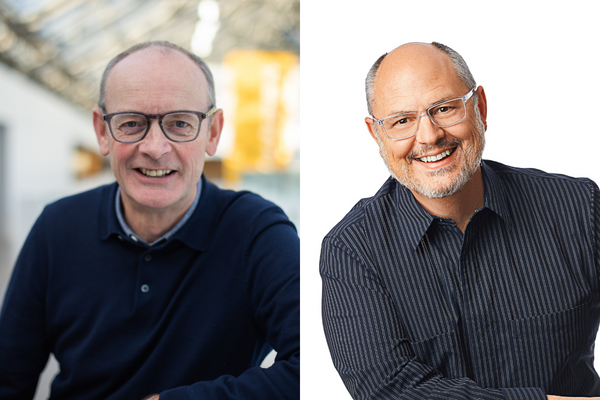 Peter Duthie (left) and Bob Priest-Heck (right)