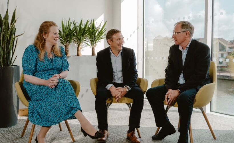 Julia Corkey, Andy Fell and Steve Daniels
