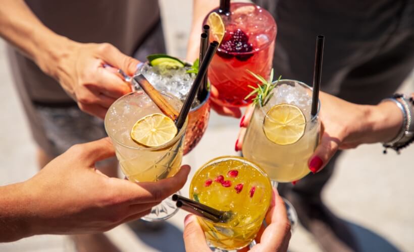 Non alcoholic drinks