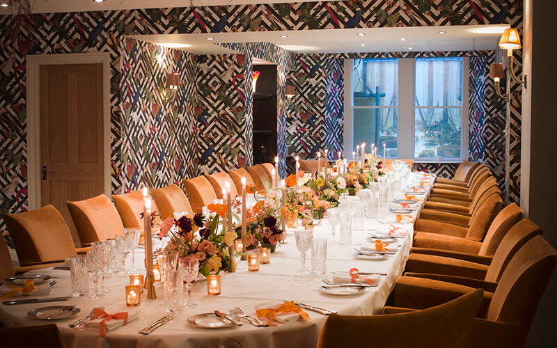 The Bird Hotel image of a private dinner