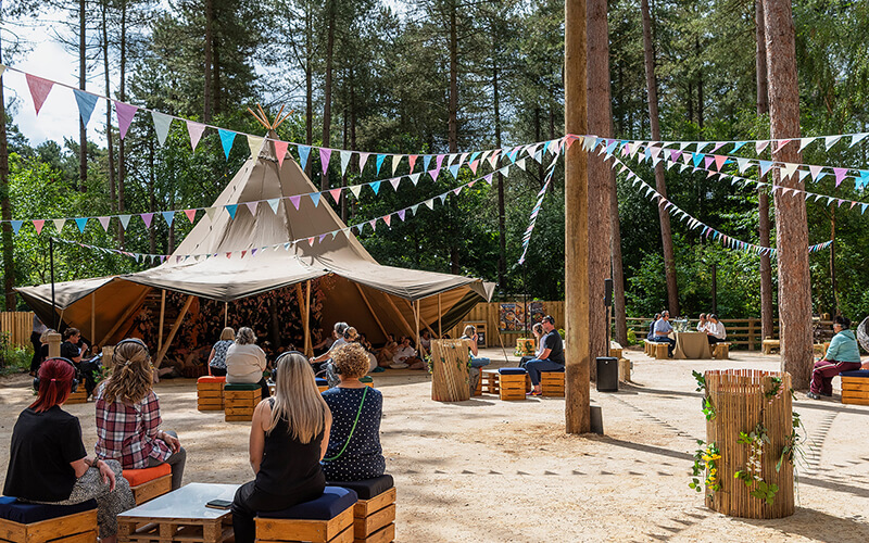 ForestFest - outdoor seating