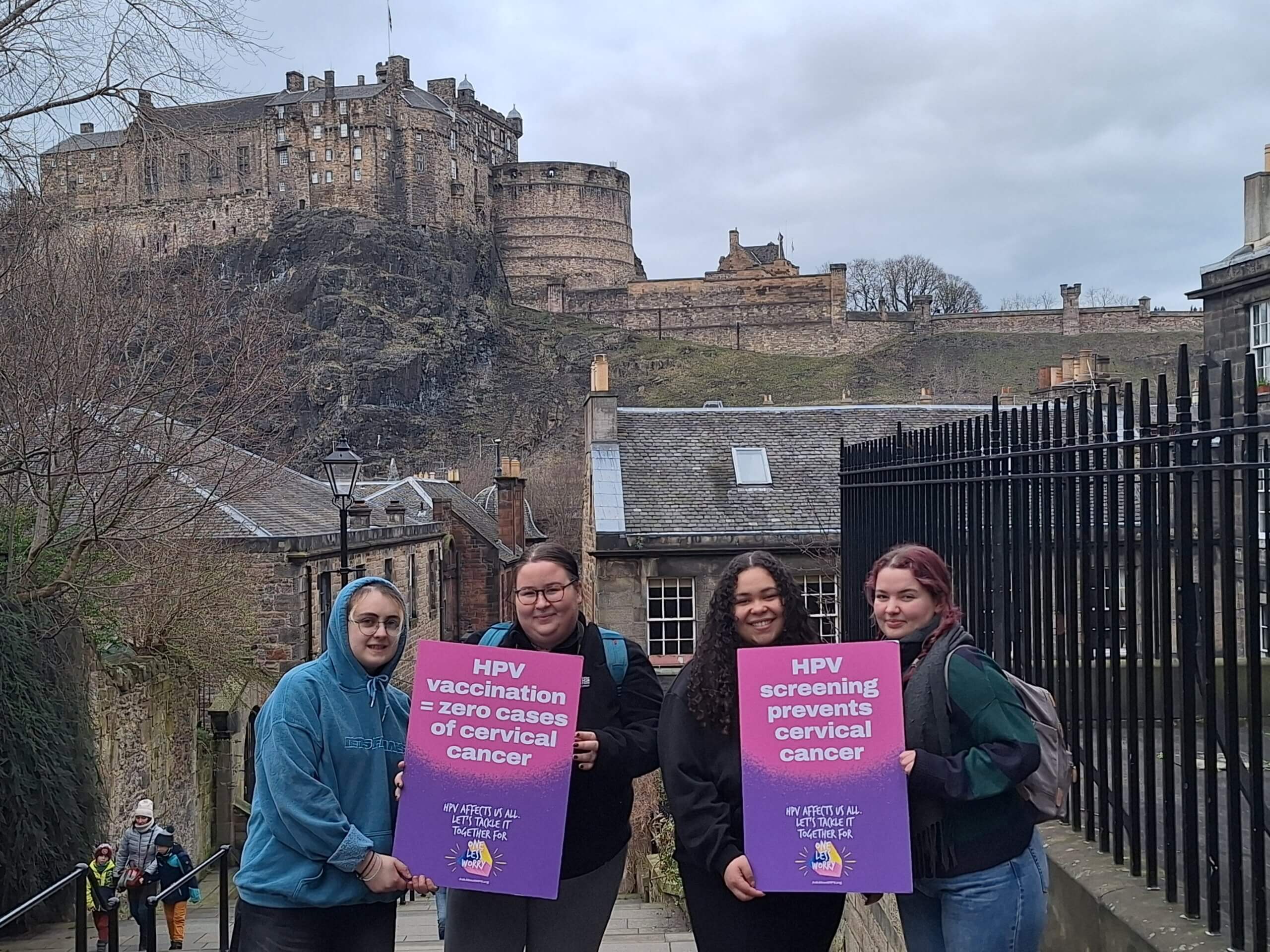 Student volunteers promote HPV vaccination in Edinburgh