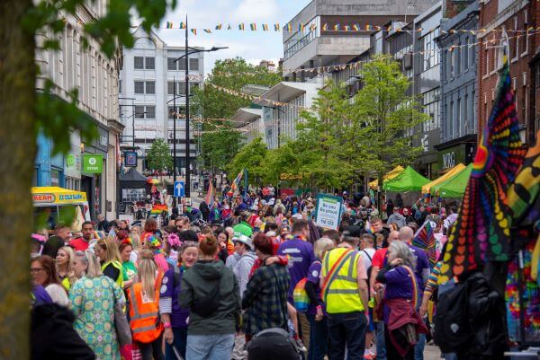Wolverhampton Pride in Victoria Street