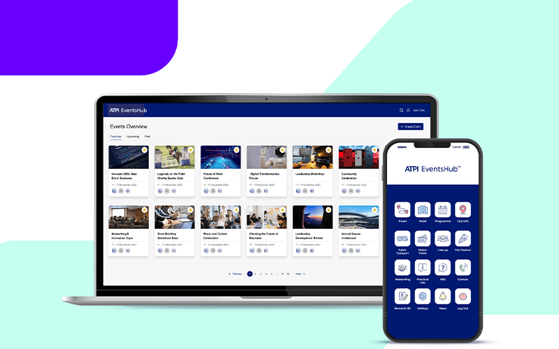 Laptop and phone Eventshub ATPI image CN