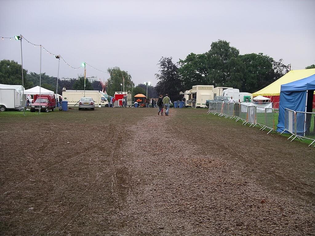 Park 'churned up' after BBC event