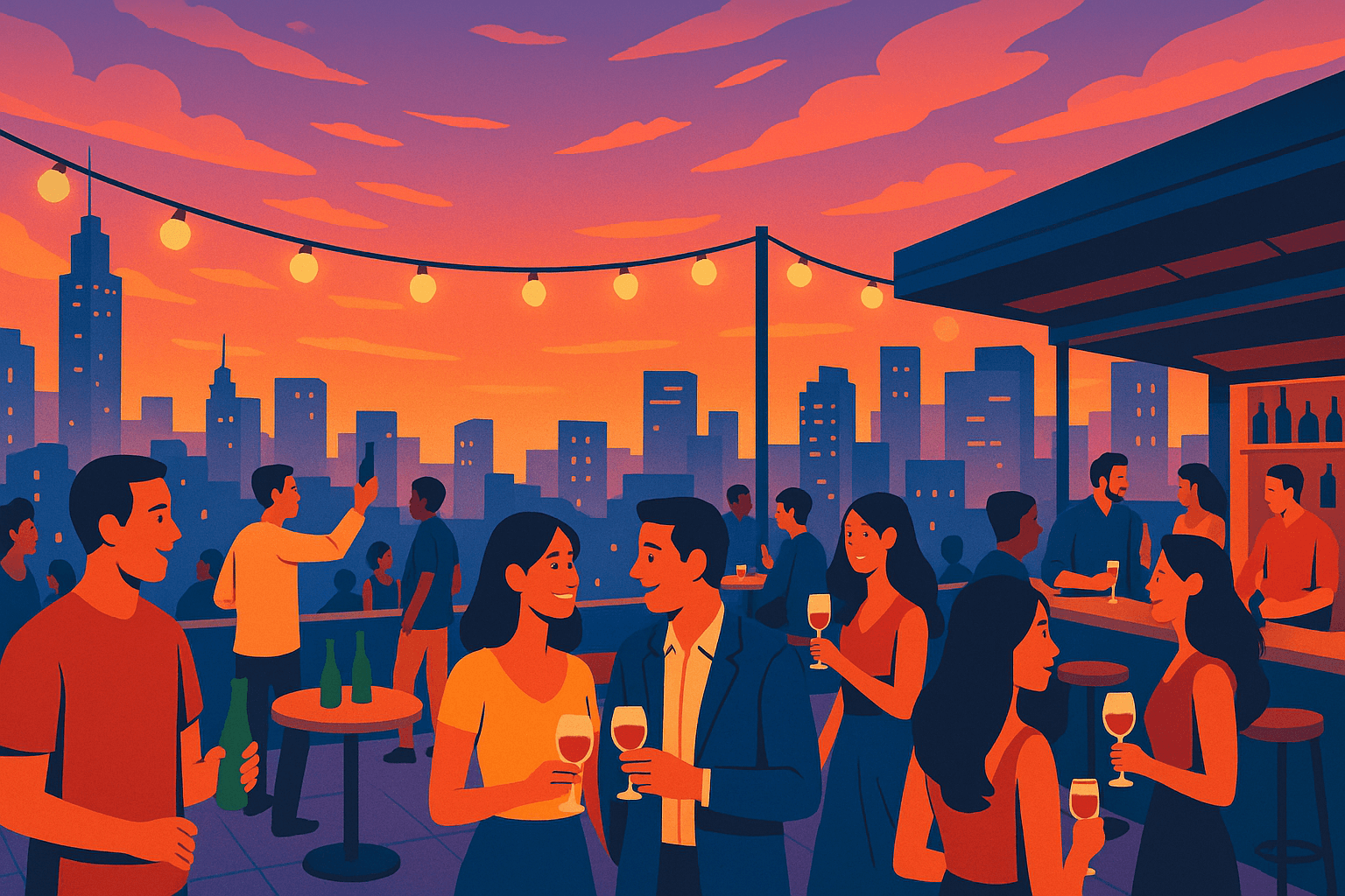 Chat gpt created image of a rooftop