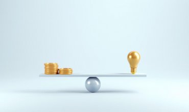 Money vs creativity graphic
