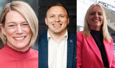 Jacqui Page from Sodexo Prestige Venues and Events, Marc Lee from Principality Stadium and Jenni Ford from Coventry Building Society Arena