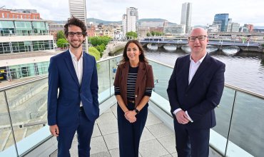 Yannick Cabrol EY, Rachael McGuickin Visit Belfast, Chris Martin Danske Bank