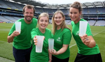Green team at Croke Park