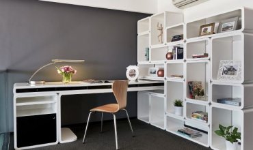 A work in residence room