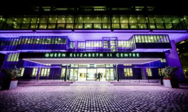 Exterior of QEII Centre